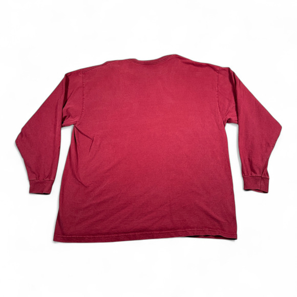 Vintage Indiana University Shirt Adult EXTRA LARGE Red College Hoosiers NCAA 90s - Picture 3 of 7